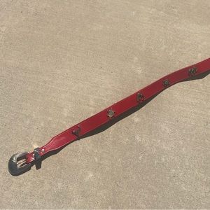 90s western leather belt 🌀